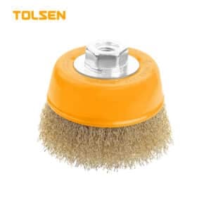 Cup Twist Wire Brush With Nut Industrial Tolsen Tools