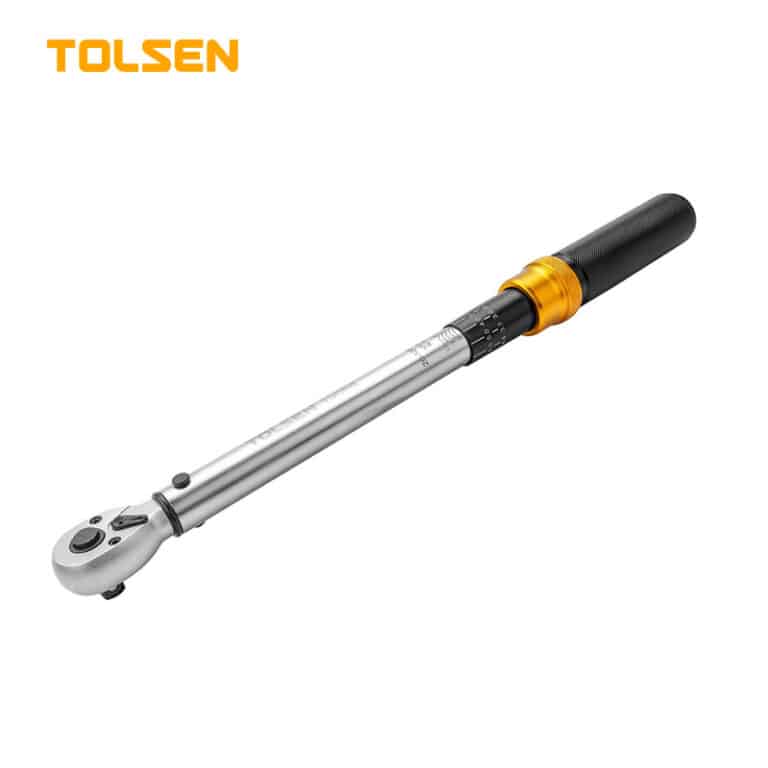 MICROMETER TORQUE WRENCH WITH REVERSIBLE RATCHET INDUSTRIAL TOLSEN