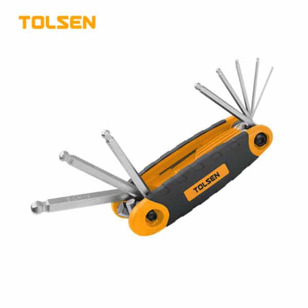 8PCS FOLDING BALL POINT HEX KEY SET