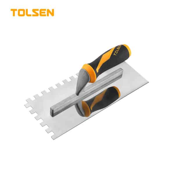 PLASTERING TROWEL WITH TEETH