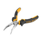 Tolsen 160mm bent nose pliers, open jaws