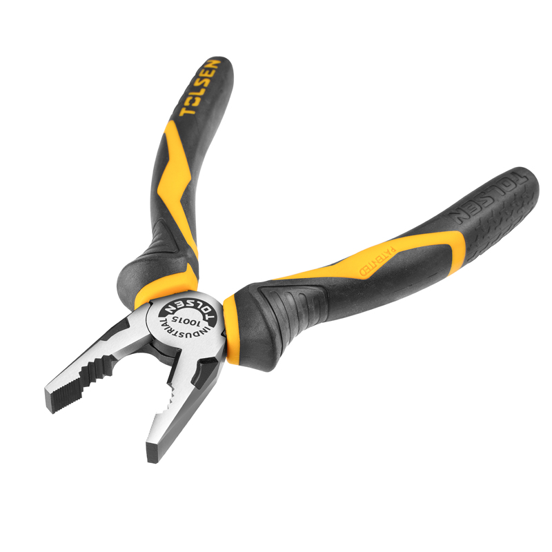 Tolsen 6-inch combination pliers, open jaws