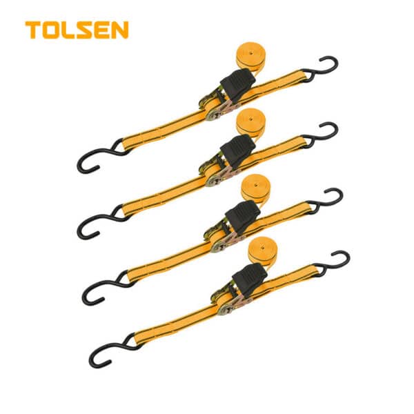 4PCS RATCHET TIE DOWN SET