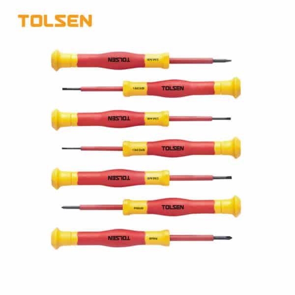 7PCS INSULATED PRECISION SCREWDRIVER SET