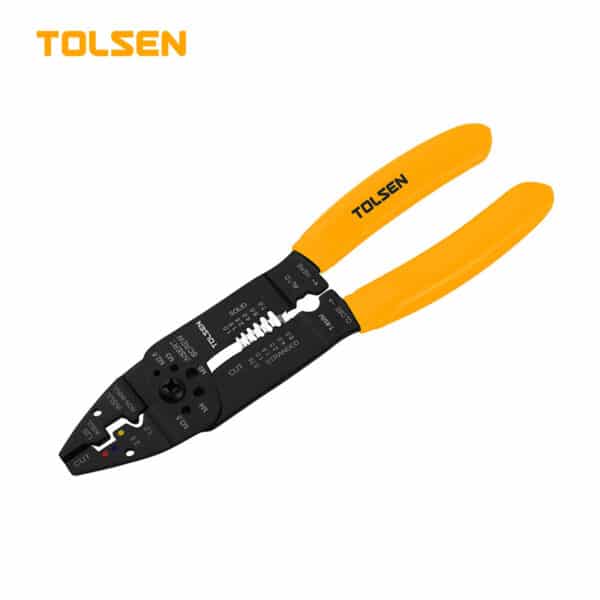 WIRE STRIPPING AND CRIMPING PLIERS