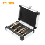 5PCS BLACK & GOLD STEP DRILL BITS SET