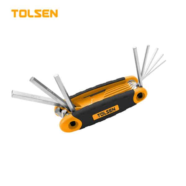 9PCS FOLDING HEX KEY SET