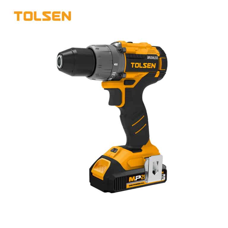 V Li Ion Brushless Cordless Impact Drill Industrial Tolsen Tools