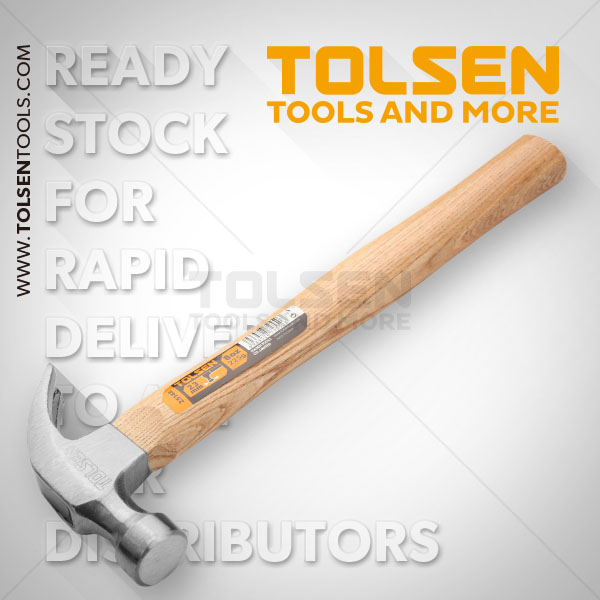 8 OZ 6-1/2 HAMMER CLAW FROM TOLSEN TOOL