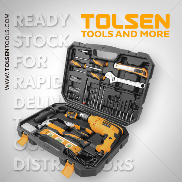 TOLSEN 85300 Set à outils - 9 pcs