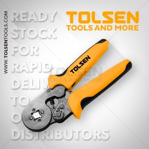 RATCHET CRIMPING PLIERS - TOLSEN TOOLS