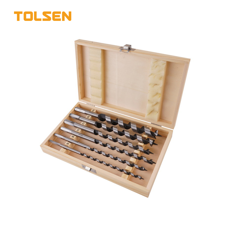 6PCS WOOD AUGER DRILL BIT SET