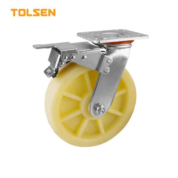 SWIVEL CASTER WITH BRAKE