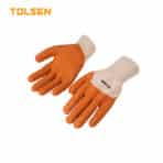 WORKING GLOVES (LATEX COATED ORANGE)