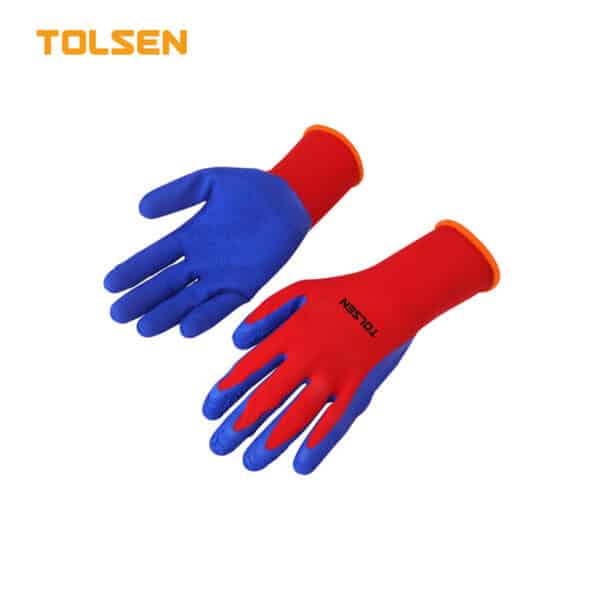 WORKING GLOVES (LATEX FOAMING BLUE)