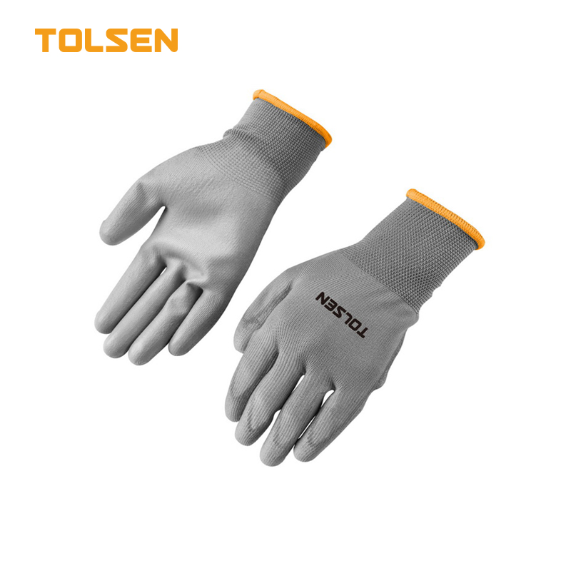 WORKING GLOVES (PU COATED GREY)